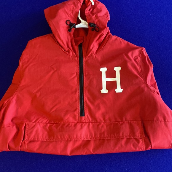 HUF “Budweiser” windbreaker. Red, slightly worn Good Condition. - Picture 2 of 4